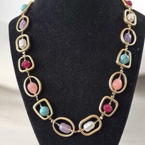 STYLE&CO  Gold tone beaded necklace. Brand new great quality.